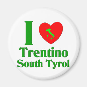 I Liebe Trentino Südtirol Magnet