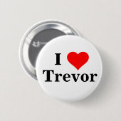 I Liebe Trevor Button (Vorne & Hinten)