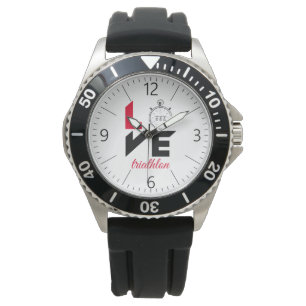 I Liebe Triathlon Armbanduhr