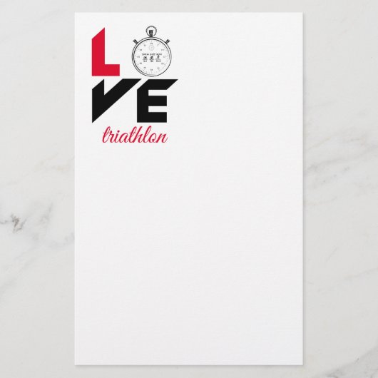 I Liebe Triathlon Flyer (Vorne)