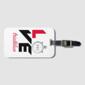 I Liebe Triathlon Gepäckanhänger (Vorderseite (Horizontal))