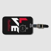 I Liebe Triathlon Gepäckanhänger (Vorderseite (Horizontal))