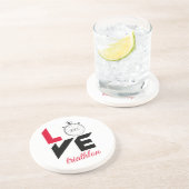 I Liebe Triathlon Getränkeuntersetzer (Seite)