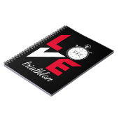 I Liebe Triathlon Notizblock (Linke Seite)