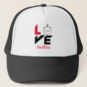 I Liebe Triathlon Truckerkappe