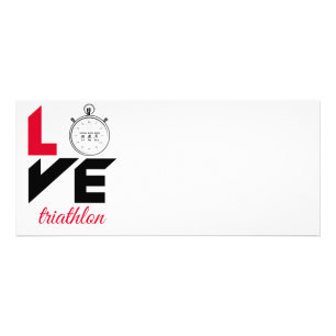 I Liebe Triathlon Werbekarte