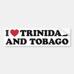 I Liebe Trinidad and Tobago Autoaufkleber