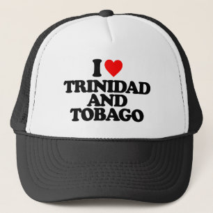 I LIEBE TRINIDAD UND TOBAGO TRUCKERKAPPE
