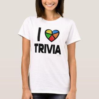 I Liebe Trivia Fun Epic Gamer Slogan T-Shirt