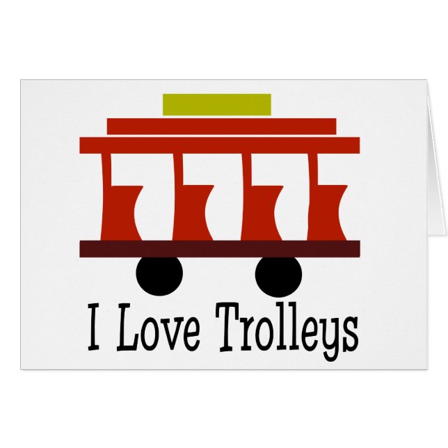 I Liebe Trolleys (Vorderseite (Horizontal))