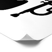 I Liebe Trompete Poster (Ecke)