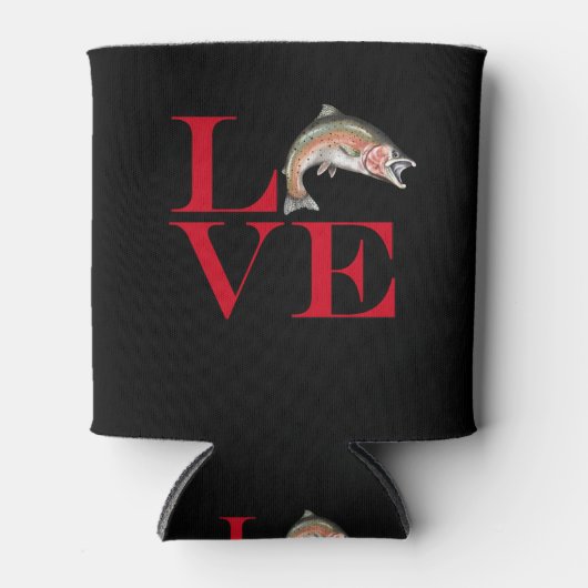 I Liebe Trout Dosenkühler (Vorderseite)