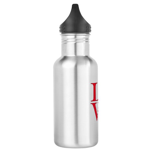 I Liebe Trout Edelstahlflasche (Links)