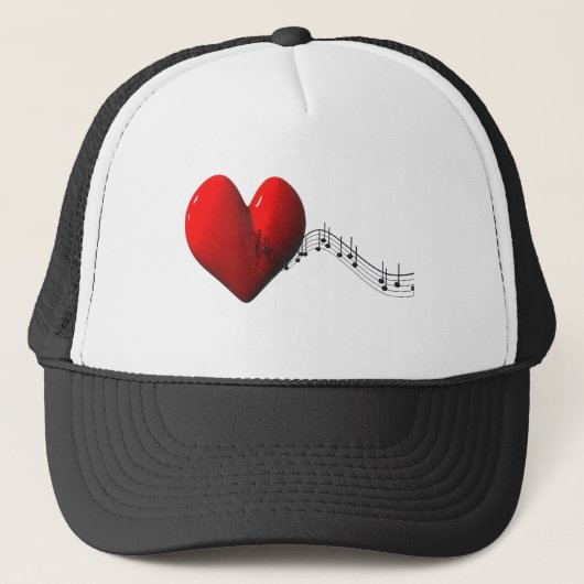 I LIEBE TRUCKERKAPPE (Vorderseite)