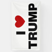 I Liebe Trump Banner (Vertikal)