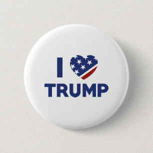 I Liebe Trump Button