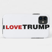 I Liebe Trump Case-Mate iPhone Hülle (Rückseite (Horizontal))