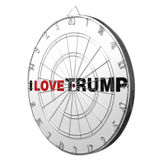 I Liebe Trump Dartscheibe (Vorderseite rechts)