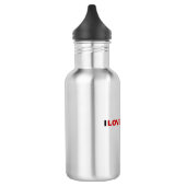 I Liebe Trump Edelstahlflasche (Links)