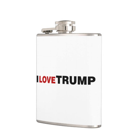 I Liebe Trump Flachmann (Links)