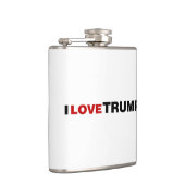 I Liebe Trump Flachmann (Rechts)