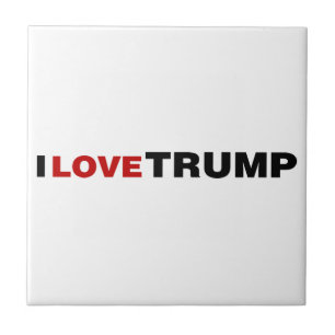 I Liebe Trump Fliese