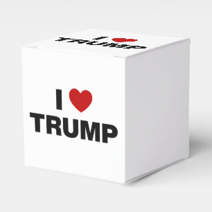 I Liebe Trump Geschenkschachtel