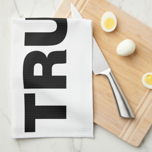 I Liebe Trump Geschirrtuch (Viertel Falte)