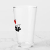 I Liebe Trump Glas (Links)