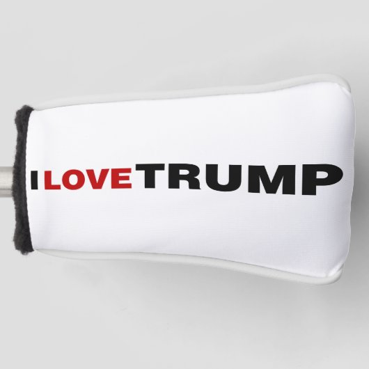 I Liebe Trump Golf Headcover (Vorderseite)