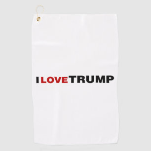 I Liebe Trump Golfhandtuch