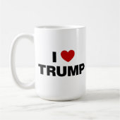 I Liebe Trump Kaffeetasse (Links)