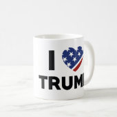 I Liebe Trump Kaffeetasse (VorderseiteRechts)