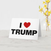 I Liebe Trump Karte (Gelbe Blume)