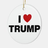I Liebe Trump Keramik Ornament (Links)