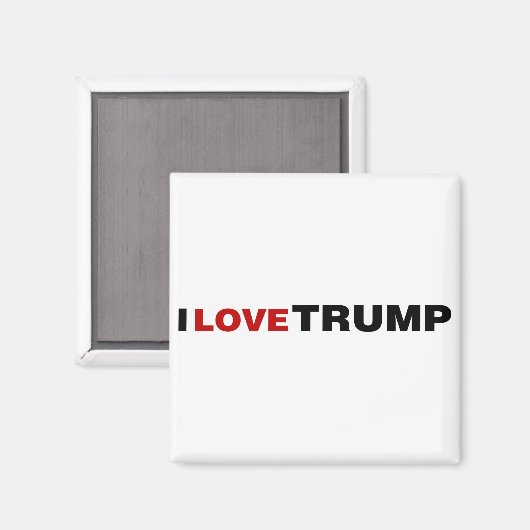 I Liebe Trump Magnet (Vorderseite/Rückseite)