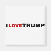 I Liebe Trump Magnet (Vorne)
