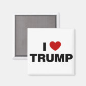 I Liebe Trump Magnet (Vorderseite/Rückseite)