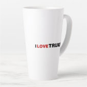 I Liebe Trump Milchtasse (Rechte Ecke)