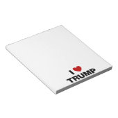 I Liebe Trump Notizblock (angewinkelt)