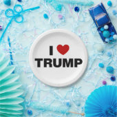 I Liebe Trump Pappteller (Party)