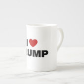 I Liebe Trump Porzellantasse (Vorderseite Rechts)