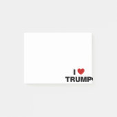 I Liebe Trump Post-it Klebezettel (Vorderseite)