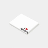 I Liebe Trump Post-it Klebezettel (angewinkelt)