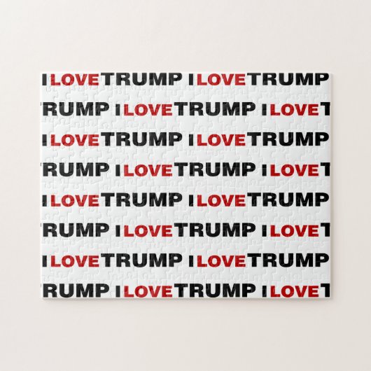 I Liebe Trump Puzzle (Horizontal)