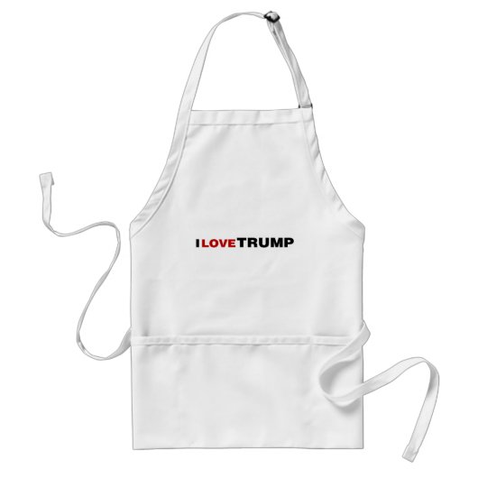 I Liebe Trump Schürze (Vorne)