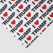 I Liebe Trump Seidenpapier (Detail)