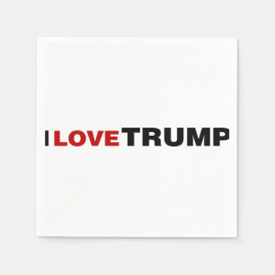 I Liebe Trump Serviette
