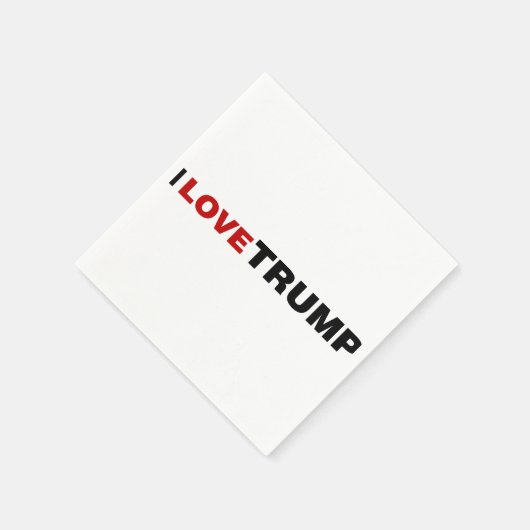 I Liebe Trump Serviette (Ecke)