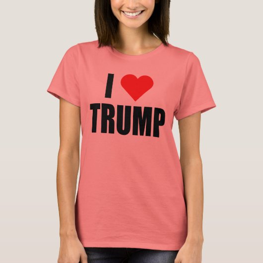 "I LIEBE TRUMP" T-Shirt (Vorderseite)